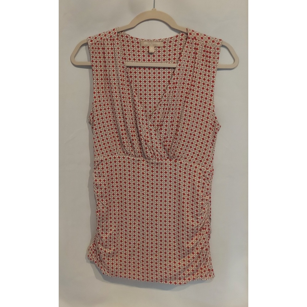Banana Republic Womens Surplice V-Neck Sleeveless Empire Blouse Top Size Medium